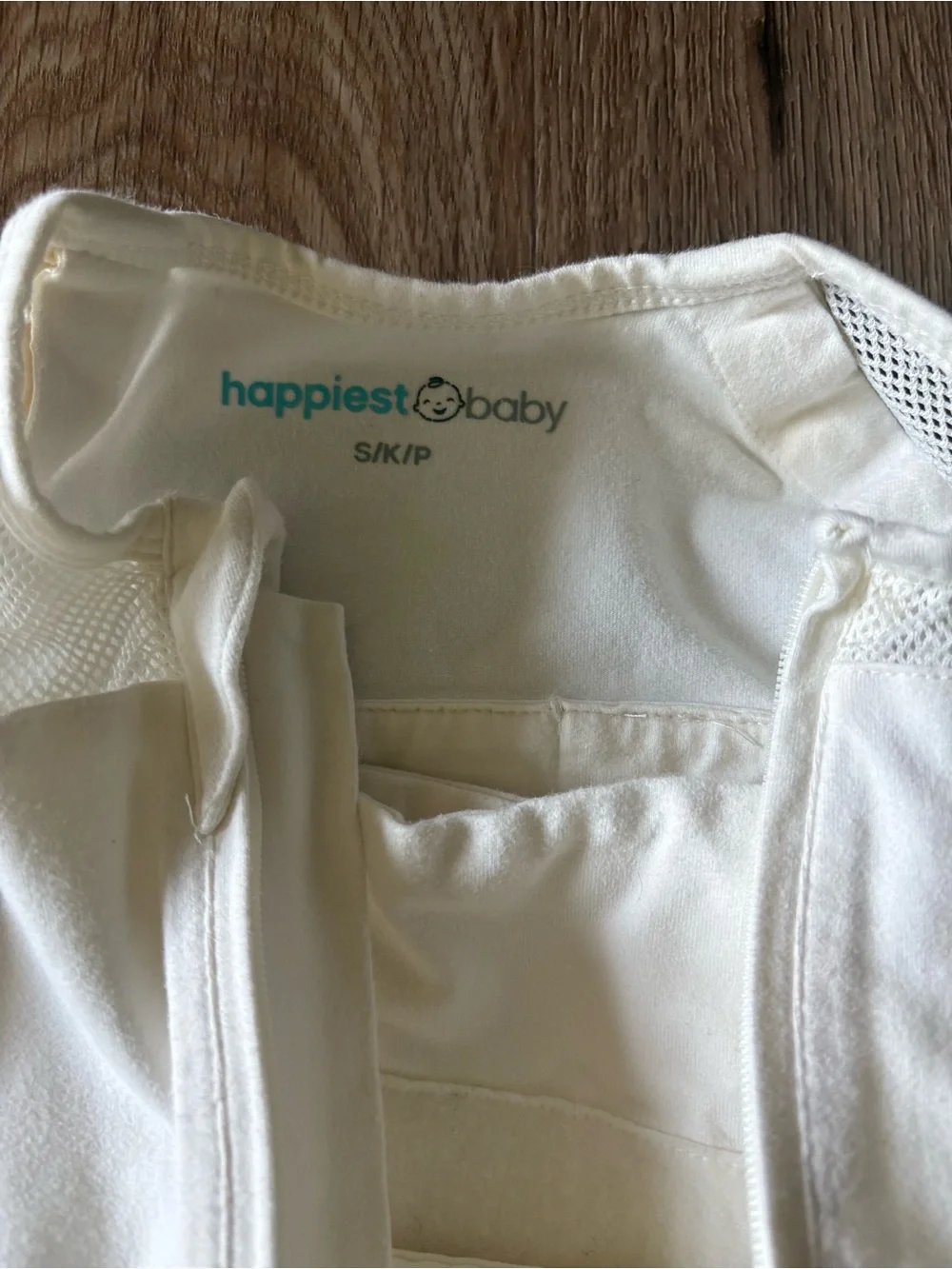 Happiest Baby Sleepsack for Snoo Crib White Size Small Used